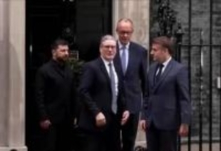 ゼレンスキー大統領、英仏独3か国の首脳と会談　米提示の和平案など話し合いか