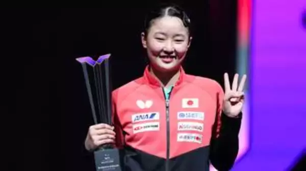 張本美和が3度目の優勝で家族に感謝「また少し恩返しができたかな」「笑っているお父さんをもっと見たいな」