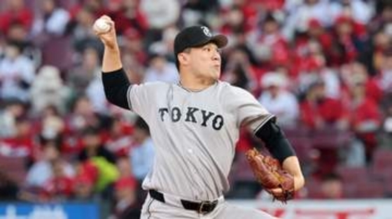 【巨人】田中将大が7回79球1失点で降板　序盤からテンポ良く好投も7回に味方エラーで失点　チームは無得点