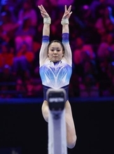 16歳の西山実沙はミスが続き悔し涙　初の世界体操選手権は「初めての緊張だった。それをここで味わえてすごいよかった」と前を向く