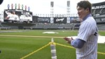 村上宗隆がホワイトソックスの本拠地で初めての自主トレ　シカゴの寒い環境の中Tシャツ短パンでスタート