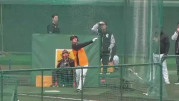 「どさくさで行きました（笑）」巨人・石塚裕惺　松井秀喜コーチに質問タイム「わかりやすかったです」