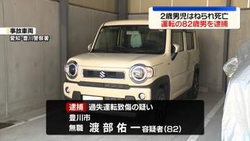 2歳男児が車にはねられ死亡　運転の82歳男を逮捕　愛知・豊川市