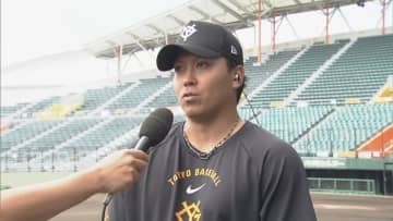 “環境に早く慣れたい　巨人・知念大成　持ち前のまい進力で支配下を目指す