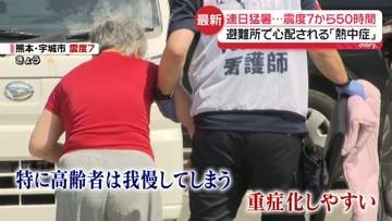 【熊本地震】連日猛暑…ギリギリの避難生活続く　心配される熱中症　医師「点滴自体が減って…」