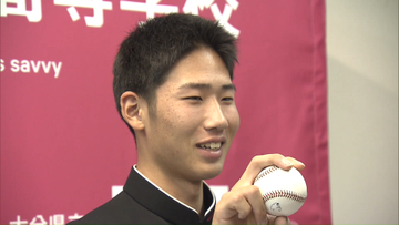 「165キロを目標に」二刀流・平田玲翔が巨人から2位指名に喜び　1位指名の織田翔希に「アメリカでも通用する投手」