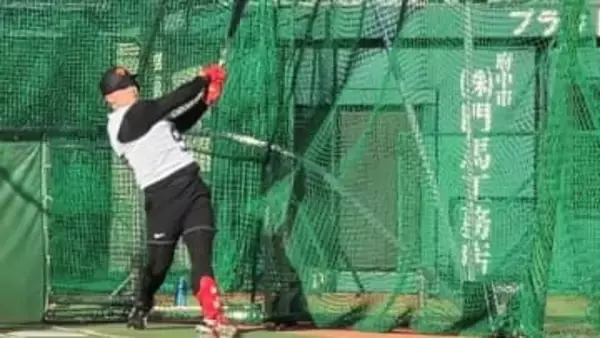 「まだ飛びます」巨人ドラフト6位“浦和のジャッジ”藤井健翔　初の屋外フリーで柵越え