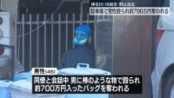 駐車場で男性殴られ約700万円奪われる　男が逃走　神奈川・川崎市