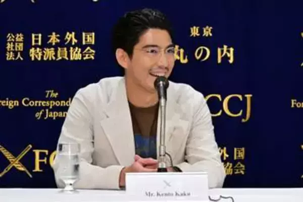 賀来賢人、日本外国特派員協会で会見　プロデューサー務めた映画をアピール「本当に思い入れのある作品」