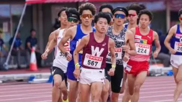 「1年目からメダルが獲れたことは自信」早大の注目ルーキー・本田桜二郎が1500m2位と健闘【陸上・日本選手権】