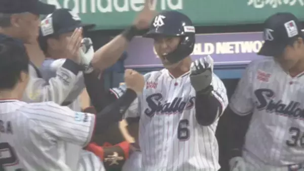 【ヤクルト】ドラ1ルーキー松下歩叶がプロ初本塁打「まず1本出てすごい自信に」　変化球を打っての一発に池山監督「よく拾った」