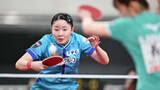 「【卓球】張本美和が3年連続4強入り　長﨑美柚を破る　早田ら準決勝進出の4人そろう」の画像1