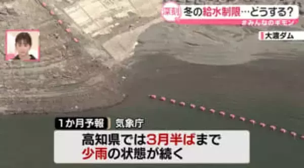 “30年に1度”記録的少雨で──「冬場の水不足」深刻、どうする？　家計にもやさしい節水術【#みんなのギモン】