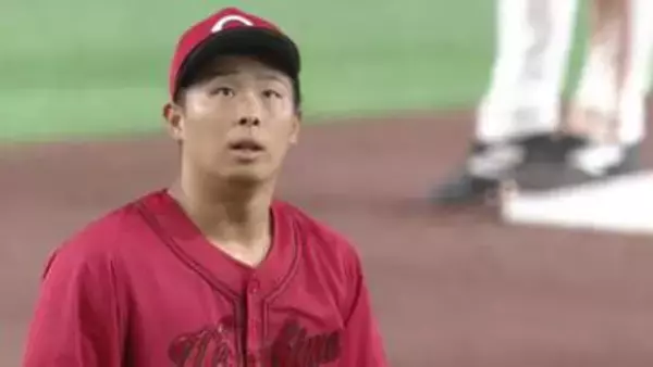 【広島】今季初登板の玉村昇悟が粘投も…援護なく5回1失点で降板　同期バッテリーの持丸泰輝もともに交代