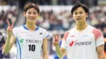 【バドミントン】田口真彩＆渡辺勇大ペアがストレート勝利でベスト8進出　次戦はグアテマラペアと対戦