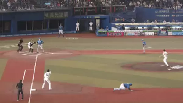 【日本ハム】新庄監督が初回に奇襲攻撃　転んだフリからのホームスチール　負ければ3位確定