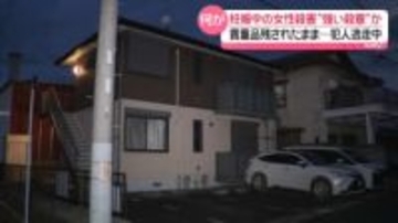 “強い殺意”か　貴重品は残されたまま…首に刺し傷、頭に殴られた痕も　妊娠中のネイリスト女性殺害
