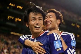 日本がゴールラッシュで快勝　W杯で初の1試合4得点！　鎌田大地、上田綺世、伊東純也が決めてチュニジアを圧倒