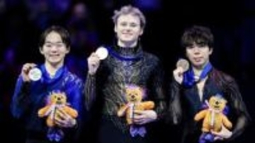 【フィギュア】鍵山優真が世界選手権・銀メダル　フリー自己ベストで巻き返す　佐藤駿は銅