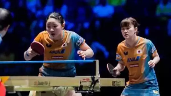 【卓球】張本美和が大激戦制し2冠達成　ダブルス大藤沙月へ「さっちゃん久しぶりだったけどありがとう！」