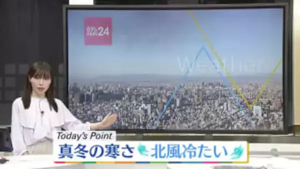 【天気】太平洋側は広く晴れ　北日本の日本海側は午前中心に雪、ふぶく所も