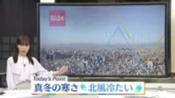 【天気】太平洋側は広く晴れ　北日本の日本海側は午前中心に雪、ふぶく所も