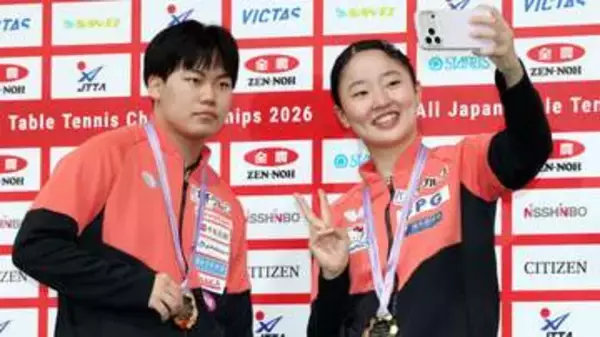 【卓球】10代の2人が世界ランクで日本勢トップへ　松島輝空が張本智和抜いて自己最高3位　張本美和は3位&早田ひな7位に浮上