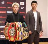 「【ボクシング】世紀の一戦、直前会見で静かな闘志　尚弥は万全に仕上げた相手見て「イメージ通り」　モンスターから必勝宣言の中谷「戦う心を持って挑む」」の画像1
