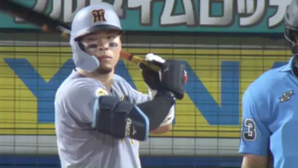 【阪神】佐藤輝明がセ単独トップの32号　9回2アウトから意地の一発で同僚の森下翔太を抜く