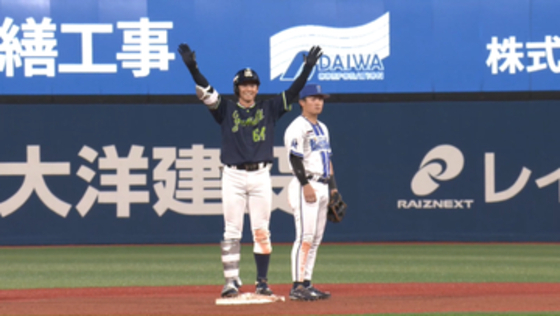 【ヤクルト】5回に岩田幸宏のタイムリー2ベースで勝ち越し成功　田中陽翔も犠牲フライで続きリード広げる