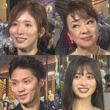 松岡茉優、磯村勇斗ら　260人以上が雨のレッドカーペットに登場　第39回東京国際映画祭