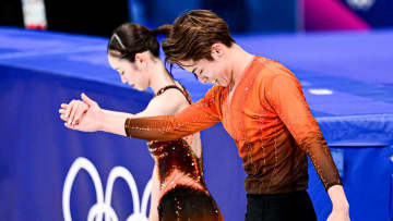 「皆さんの温かさを...」五輪デビューのゆなすみペアが2度転倒　演技後は笑顔も裏では涙こらえきれず　ファンの大歓声に「幸せ」【フィギュアスケート】