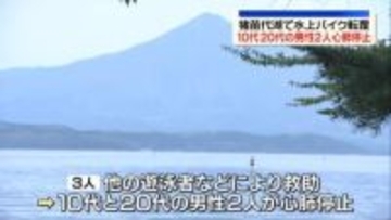 猪苗代湖で水上バイク転覆　10代と20代の男性2人心肺停止　福島
