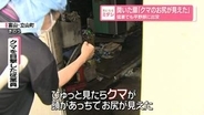 開いた扉『クマのお尻が見えた』　猛暑でも平野部に出没　富山・立山町