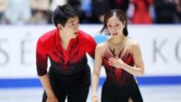 「左肩負傷のため」フィギュア・りくりゅうペアが棄権を発表　SPは首位「とにかく無事に、悪化せずに」