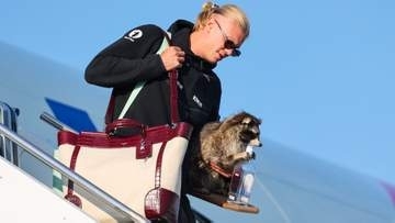 アライグマが空港到着　ハーランドがビックリ土産を持ってノルウェーに帰国