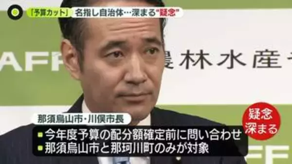 簗農水相「予算カット」発言　道路予算“増減”も…圧力「なかったと思います」国交省が調査結果　名指し自治体は“疑念深まった”