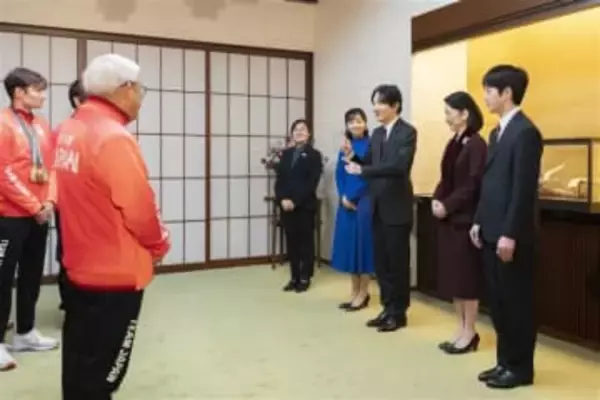 秋篠宮ご一家、デフリンピック日本選手団代表らと懇談　青森出身選手に震度6強地震へのお見舞いの気持ち伝える