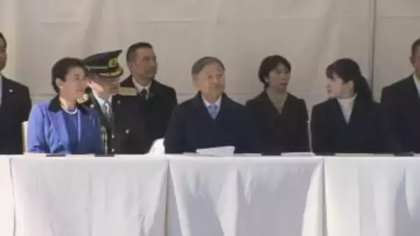 天皇皇后両陛下と愛子さまが皇宮警察の年頭視閲式に出席　ご一家では去年に続き2回目　創立140周年の節目