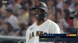 「「初ヒット、早く欲しい」日本語でつぶやき　巨人・ティマが来日6年目にして1軍初ヒットにドーム内が大歓声」の画像1