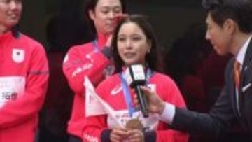 髙梨沙羅「メダルを持って帰ることができて幸せです」　パレードで感謝の思い語る