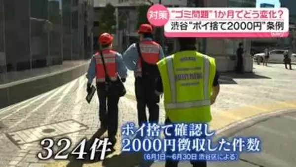 「前の印象よりはきれいに」「変わらない」導入1か月…渋谷区“ポイ捨て2000円”条例で変化は？　“ポイ捨てされるよりはマシ”捨てる場所を増やす動きも