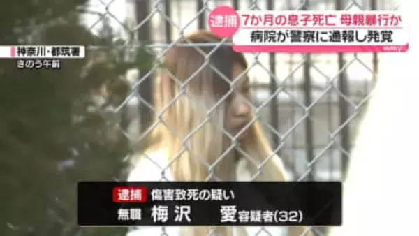 7か月の男児暴行し死亡させたか　母親を逮捕　近隣住民「お子さん思いの印象」