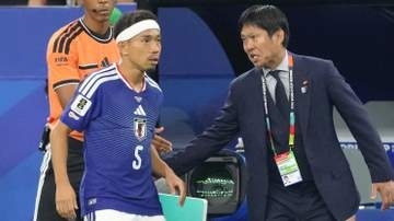 「太陽みたいな存在」森保一監督が5大会連続出場の長友佑都の存在の大きさ語る　チーム声かけは「食事の時も」