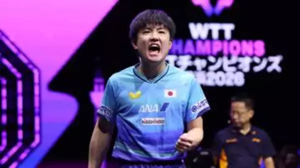【卓球】張本智和が松島輝空を4-2で撃破で決勝進出「僕に力を与えてほしい」会場のファンに呼びかける　妹・美和との兄妹優勝にも王手