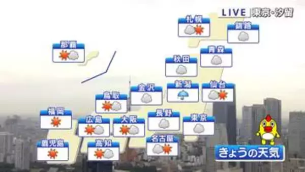 【天気】西日本はすべての地域で梅雨明け、体温超えの暑さも　東京都心は今年初の熱帯夜か