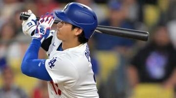 大谷翔平が2日連続死球ときわどい球続く　前日直撃の右肘付近に再びボール　11個目の盗塁も成功させ良好さ見せる