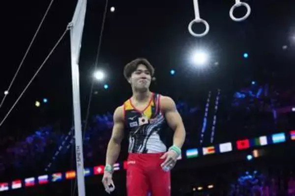 【世界体操】岡慎之助「やっとつり輪の選手になれたかな」種目別で4位　ゆかの土井陵輔もメダルまでわずか“0.1点差”の4位橋本大輝はあん馬で8位