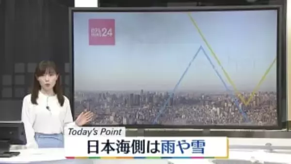 【天気】東北の日本海側は雨や雪　太平洋側は晴れ間も午後は所々で雨