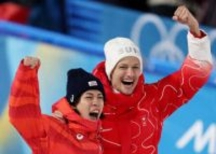 【スキージャンプ】二階堂蓮が同点で2人銅メダル　ライバルが熱いハグで健闘たたえる「それも含めてうれしい」